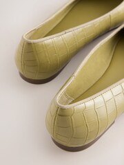 Green Forever Comfort® Round Toe Ballet Flats - Image 9 of 9