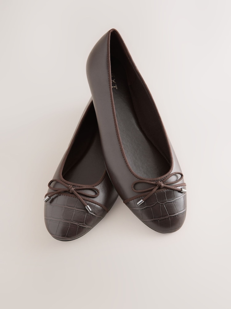 Marron chocolat - Ballerines à bout rond Forever Comfort ® - Image 11 de 11