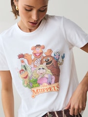 White The Muppets Licence Short Sleeve T-Shirt - Image 4 of 7