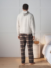 Neutral Hoodie with Woven Pyjama Bottoms Set - Image 4 of 9