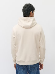 Ecru Neutral Rolling Stones Licence Graphic Overhead Hoodie - Image 4 of 8