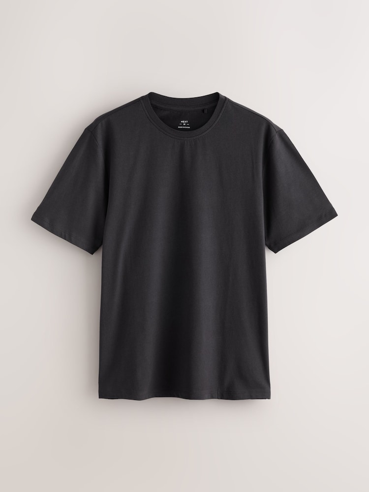 Black/ Ecru Cosy Short Sleeve Jersey Pyjamas Set 2 Pack - Image 2 of 7