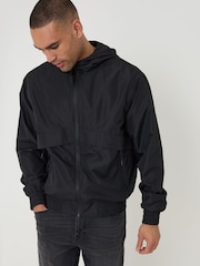 أسود - سترة هودي خفيفة الوزن من Threadbare - Image 5 of 5