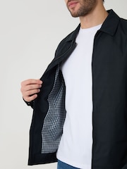 Blau - Threadbare Showerproof Lightweight Collared Zip Through Jacket - Bild 5 von 5