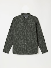 FatFace Long Sleeve Fern Print Shirt - Image 1 of 2