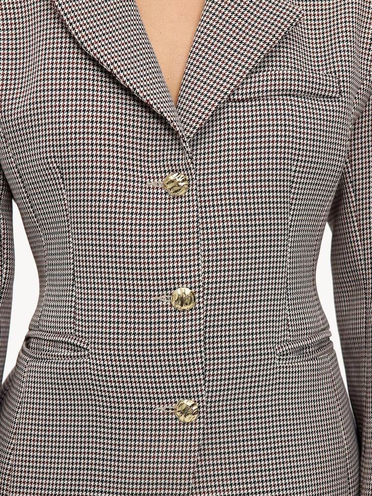 LOAVIES Grey Hug In A Stitch Blazer - Image 5 of 5 LOAVIES Grey Hug In A Stitch Blazer - Image 5 of 5