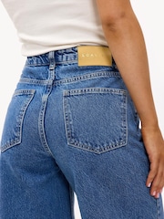 LOAVIES Fields Of Tenderness Wide Blue Jeans - Image 2 of 5