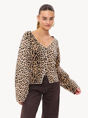 Cardigan Imprimé animal LOAVIES Knit Me Baby One More Time - Image 4 de 5