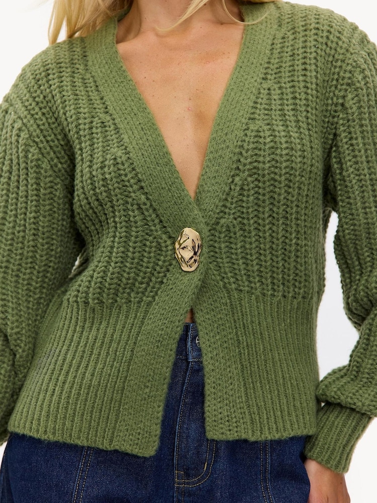 LOAVIES Green Sugar Pine Dream Cardigan - Image 5 of 5 LOAVIES Green Sugar Pine Dream Cardigan - Image 5 of 5