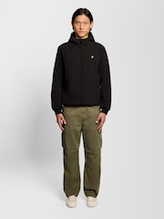Lyle & Scott Black Fleece Back Softshell Jacket - Image 2 of 5