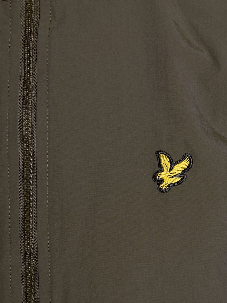 Lyle & Scott Green Zip Through Hooded Jacket - Image 5 of 5