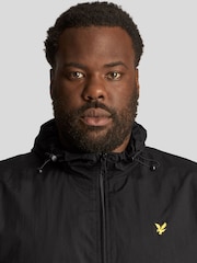 Lyle & Scott Black Zip Through Hooded Jacket - Image 4 of 4