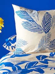 KAS Cobalt Mahana Cotton Duvet Cover Set - Image 3 of 6