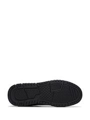 Clarks Black Standard Fit Check Lace Trainers - Image 4 of 6