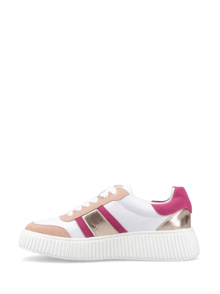 Hush Puppies Pink Holly Sneakers - Image 2 of 4 Hush Puppies Pink Holly Sneakers - Image 2 of 4