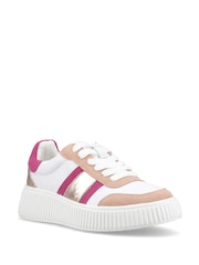 Hush Puppies Pink Holly Sneakers - Image 3 of 4