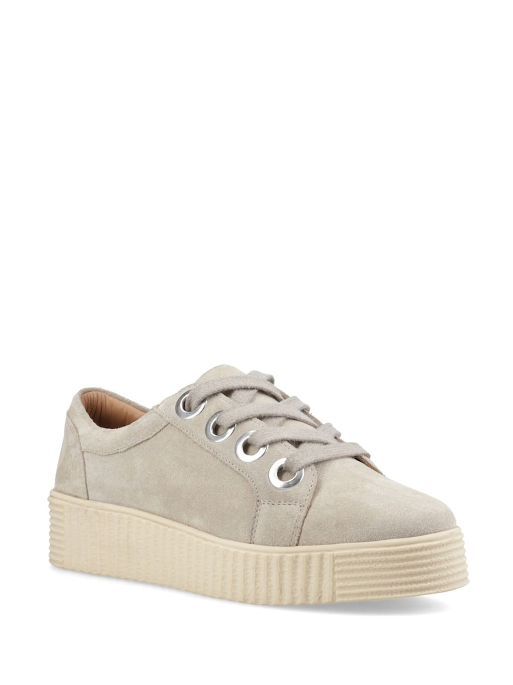 Hush Puppies Brown Tamsin Suede Trainers - Image 1 of 4 Hush Puppies Brown Tamsin Suede Trainers - Image 1 of 4