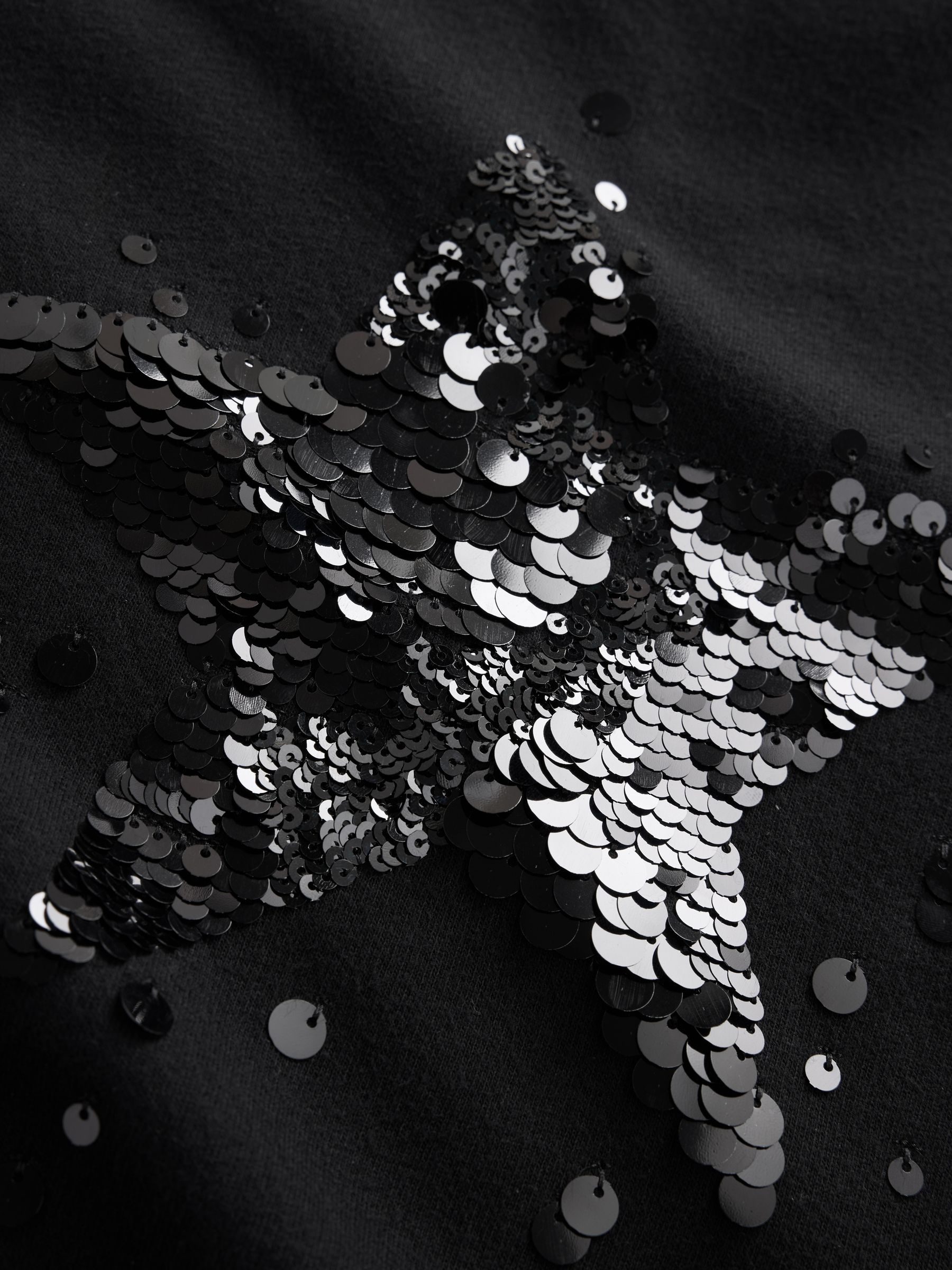 Buy Black Lace Hem Sequin Jumper Dress (3-16yrs) from Next USA