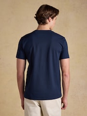 Joules Multi Blue Classic Fit Cotton T-Shirt 5 Pack - Image 11 of 11