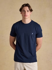 Joules Multi Blue Classic Fit Cotton T-Shirt 5 Pack - Image 3 of 11
