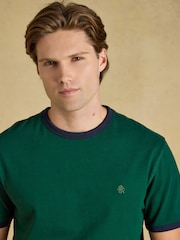 Joules Rugby Club Green Crew Neck Cotton T-Shirt - Image 4 of 6