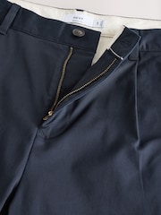 Navy Barrel Fit Cotton Rich Stretch Chinos - Image 7 of 10