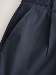 Navy Barrel Fit Cotton Rich Stretch Chinos - Image 9 of 10
