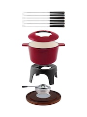 Swissmar Cherry Red Sierra Foundue Set 11 Piece - Image 2 of 4