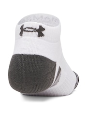 Under Armour White Performance Tech LowCut Socks 3 Pack - Image 2 of 3