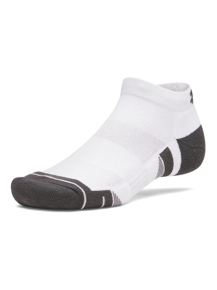 Under Armour White Performance Tech LowCut Socks 3 Pack - Image 3 of 3