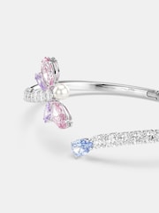 Swarovski Ariana Grande Mixed Cuts Dragonfly Multicoloured Rhodium Plated Bangle - Imagen 4 de 4