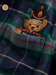 Green/Navy Character Long Sleeve Tartan Check Shirt (3mths-10yrs) - Image 7 of 8