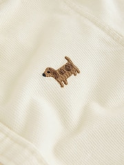 Ecru Dog Embroidery Long Sleeve Cord Shirt (3mths-7yrs) - Image 3 of 4