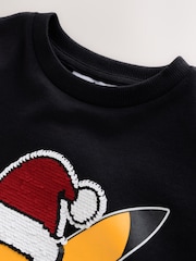 Black Pokemon Long Sleeve Christmas T-Shirt (3-16yrs) - Image 3 of 6