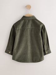 Green Dog Embroidery Long Sleeve Cord Shirt (3mths-7yrs) - Image 2 of 4