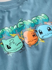 Blue Gel Pokémon Long Sleeve T-Shirt (3-16yrs) - Image 3 of 4