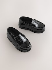 Black Patent Penny Loafers - Image 1 of 5