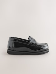 Black Patent Penny Loafers - Image 2 of 5