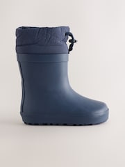 Navy Barefoot Cuff Wellies - Image 1 of 5