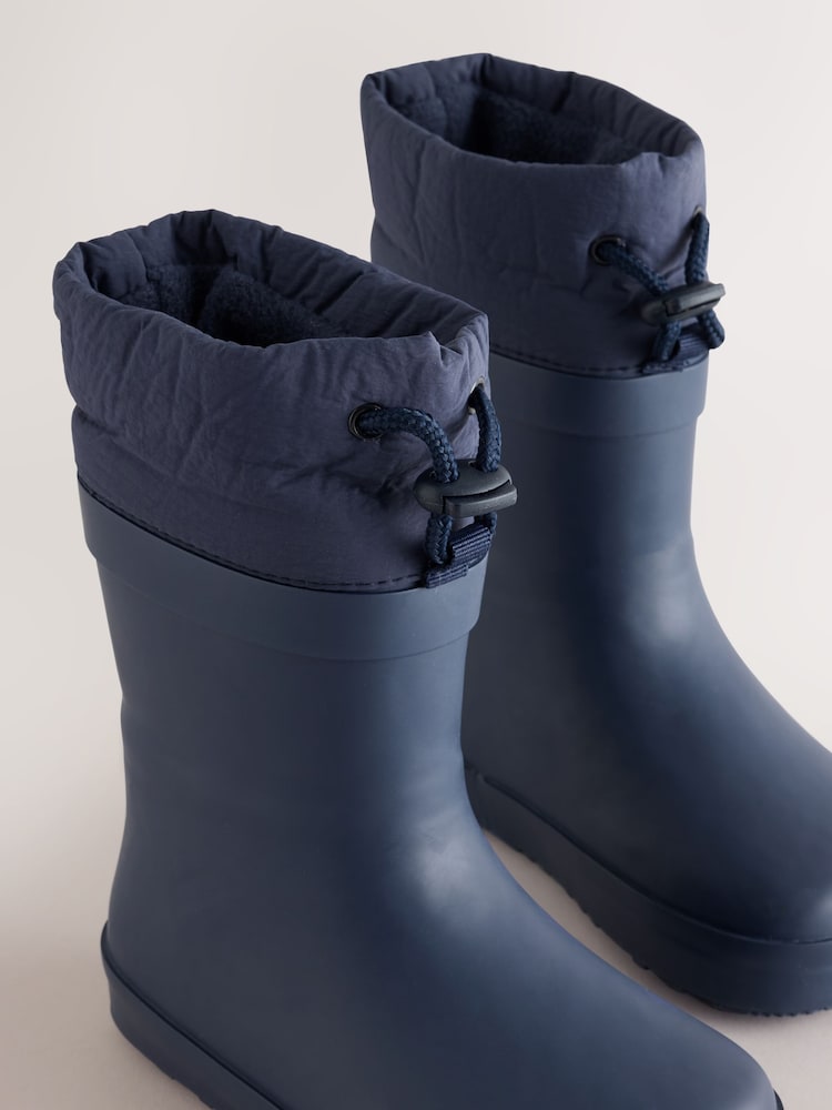 Navy Barefoot Cuff Wellies - Image 5 of 5 Navy Barefoot Cuff Wellies - Image 5 of 5