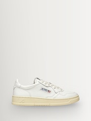 AUTRY White Medalist Leather Low Top Trainers - Image 1 of 6