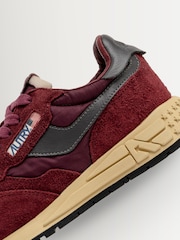 AUTRY Red Reelwind Suede and Mesh Trainers - Image 5 of 6