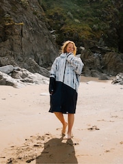 Plavo - dryrobe Advance Long Sleeve Changing Robe - Slika 1 od 9