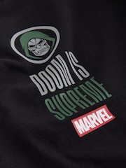 Black Dr Doom Back Print Marvel T-Shirt (3-16yrs) - Image 3 of 4