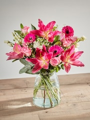Arena Flowers The Friendship Pink Lilies & Roses Bouquet - Image 1 of 2