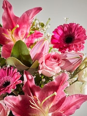 Arena Flowers The Friendship Pink Lilies & Roses Bouquet - Image 2 of 2