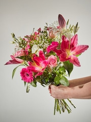 Arena Flowers The Friendship Pink Lilies & Roses Bouquet - Image 3 of 4