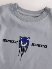 炭灰色 - Sonic T 恤（3-16歲） - 圖片 4，共 5