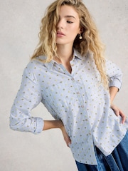 White Stuff Light Blue Sophie Shirt - Image 1 of 6