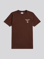 U.S. Polo Assn. Brown script Print Back Graphic T-Shirt - Image 6 of 9